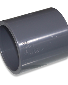 Socket  75mm PVC NP16 without fin (sliding sleeve)